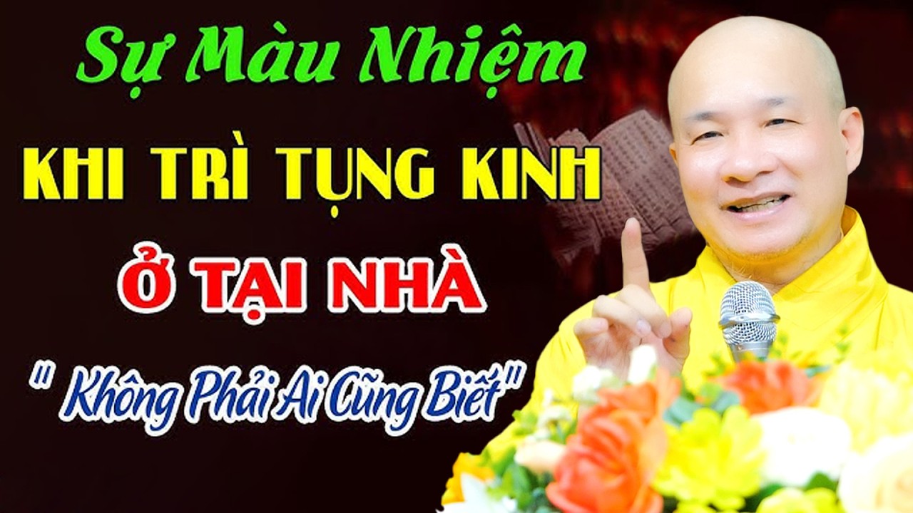 SỰ MÀU NHIỆM của NIỆM PHẬT và TRÌ CHÚ ĐẠI BI giúp vượt qua Tai ách, Bệnh Tật - Thầy Thích Trí Huệ