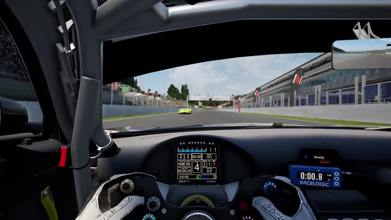 ACC Spa-Francorchamps Mercedes AMG GT3 Evo 2020 (Dry) Track Guide (Hotlap + Telemetry)