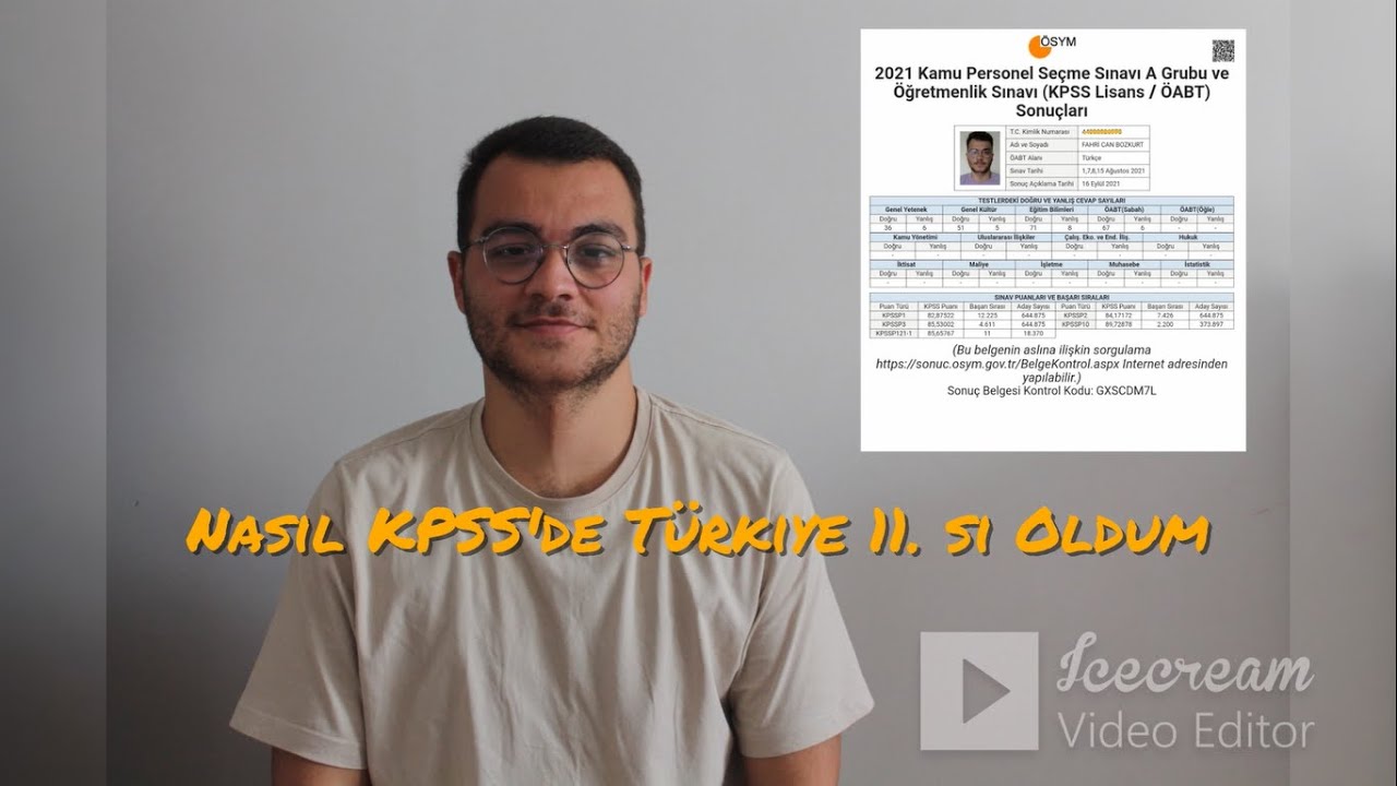 NASIL KPSS TÜRKİYE 11.Sİ OLDUM-EĞİTİM BİLİMLERİ TAVSİYELERİ