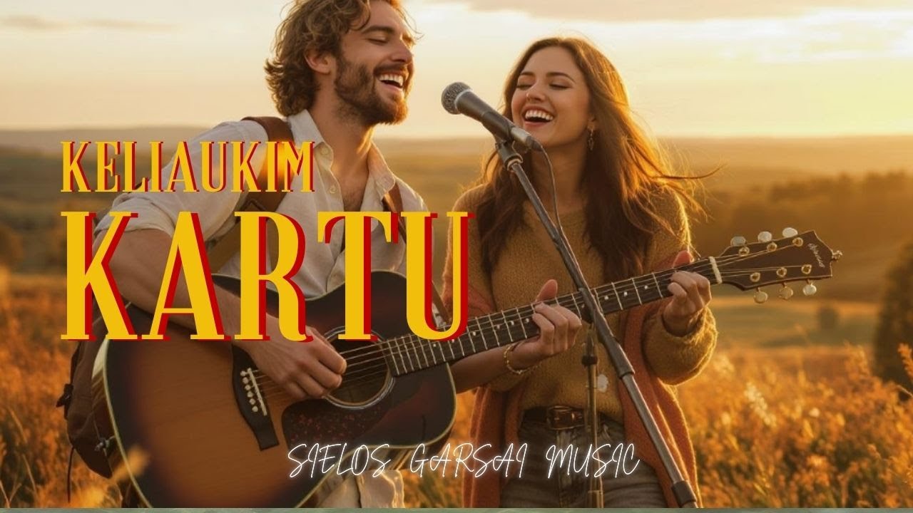 Keliaukim kartu - originali džiugi. Leiskite gitaros melodijai ne&scaron;t per kelionių ir draugystės grožį