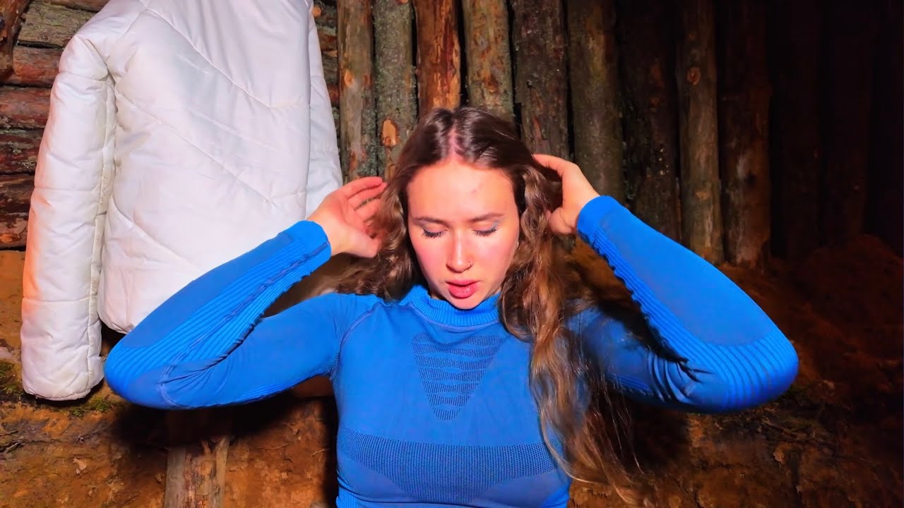 No One Around! Woman Alone in a Tiny Underground Hut | Winter Night, p.5