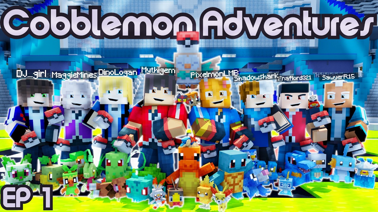 A BRAND NEW Pok&eacute;mon Journey in Minecraft COBBLEMON! (Ep. 1)