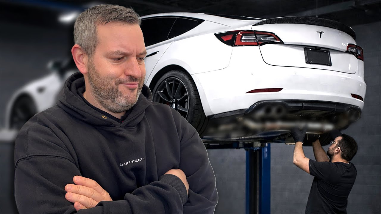 LE SON D'UNE AVENTADOR SUR UNE TESLA MODEL 3 PERFORMANCE !!