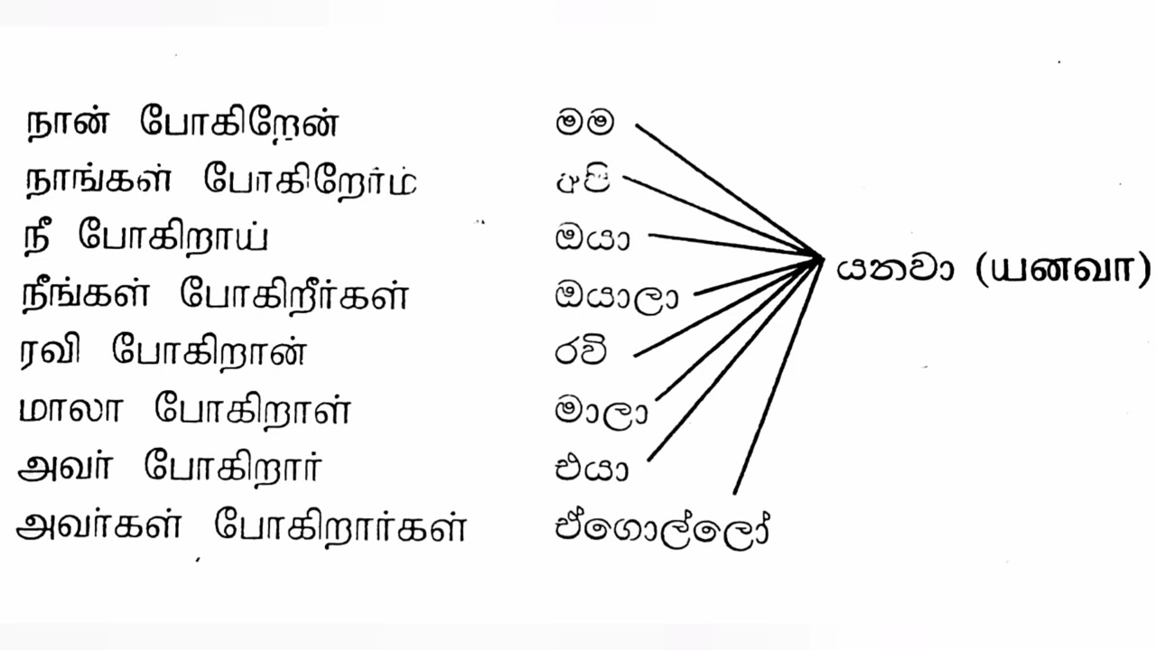 Spoken Sinhala -சிங்கள வசனங்களை அமைக்கும் முறை| How to make Sinhala sentences?
