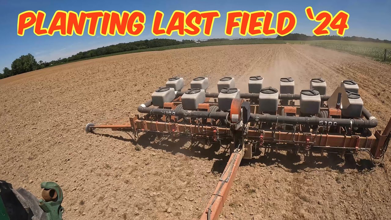 Planting the LAST FIELD 2024! Oliver 1855 and White 5100 get it done 💪🏻