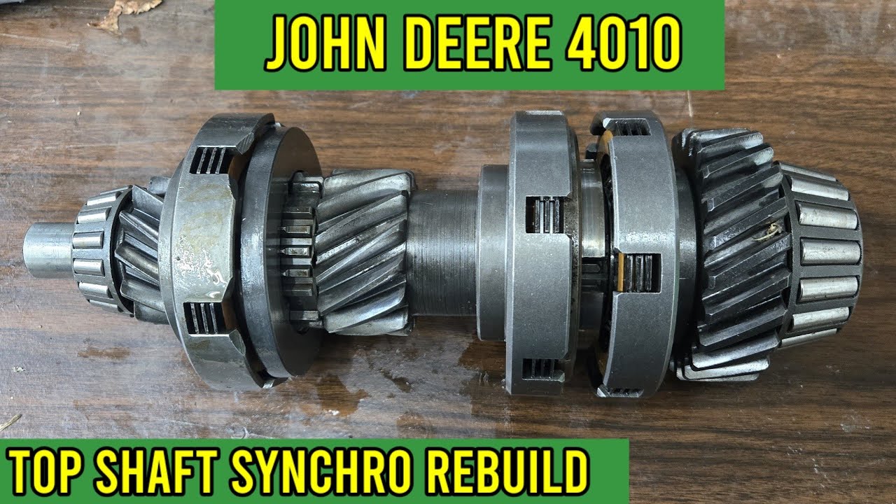 Ремонт верхнего вала синхронизатора John Deere 4010