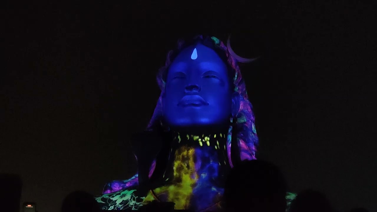 Isha foundation Coimbatore | Aadiyogi Shiva statue| Light show