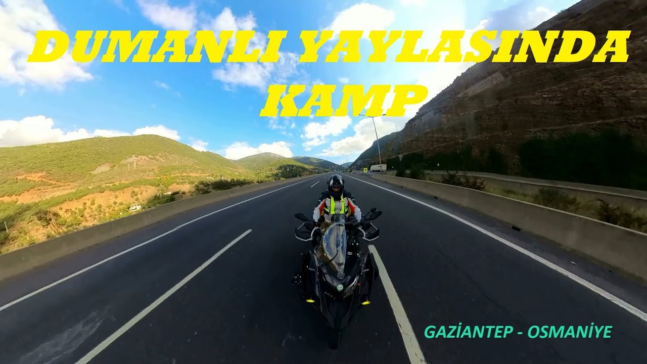 Gaziantep - Osmaniye Dumanlı Yaylası Kamp ve Motosiklet gezisi l Benelli Trk502x