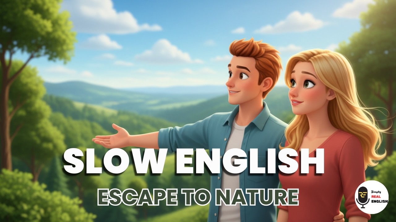 🌿 Escape to Nature: Slow English Conversation & Vocabulary | Simply Real English