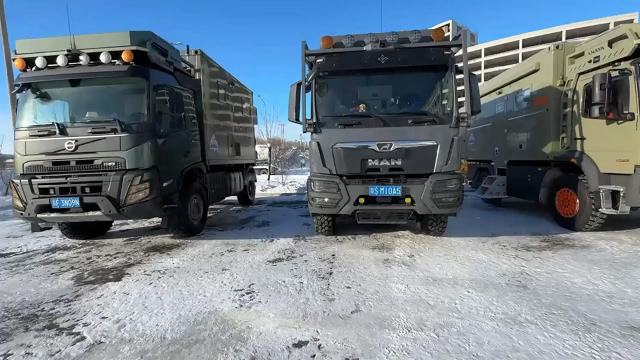 谁说房车不能过冬？我们开到中国最北的漠河，在-30℃❄️的冬天里，越野硬核房车冰雪实测｜Vlog03 #automobile #rv #rvlife #motorhome #房车