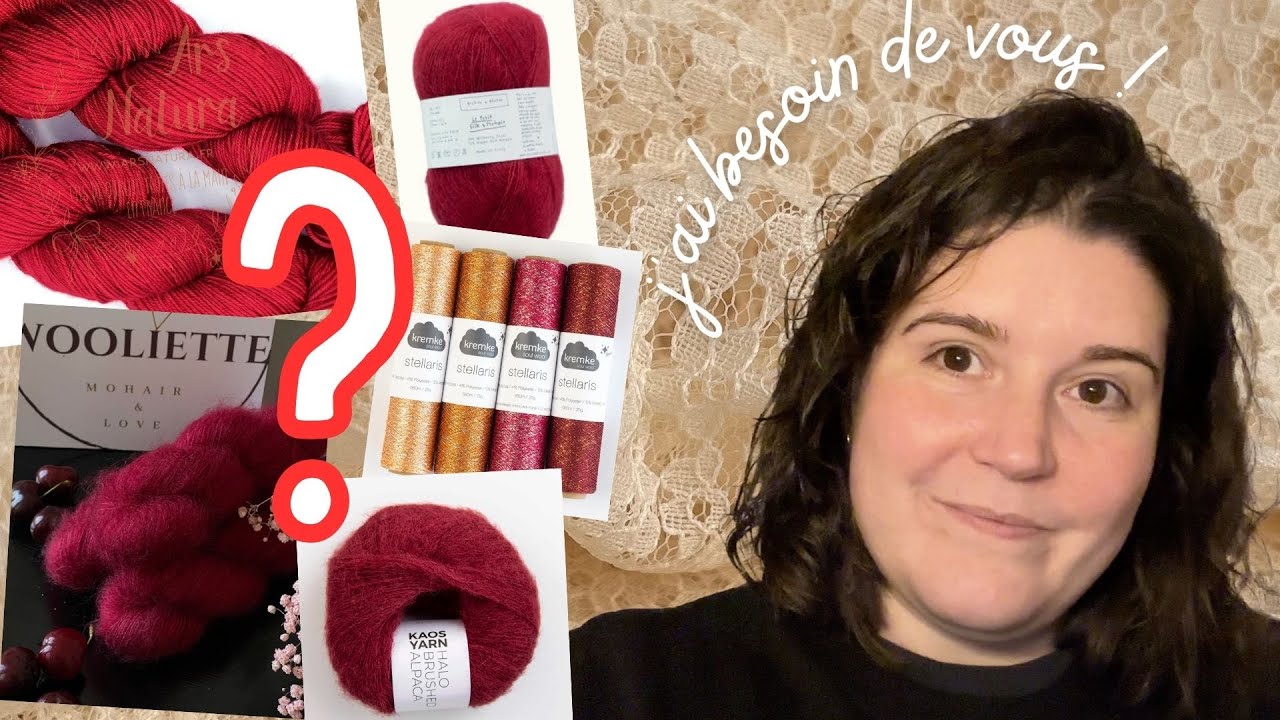 Besoin de votre aide pour choisir ma laine ! Et je termine ma robe de mariée  - Épisode 3