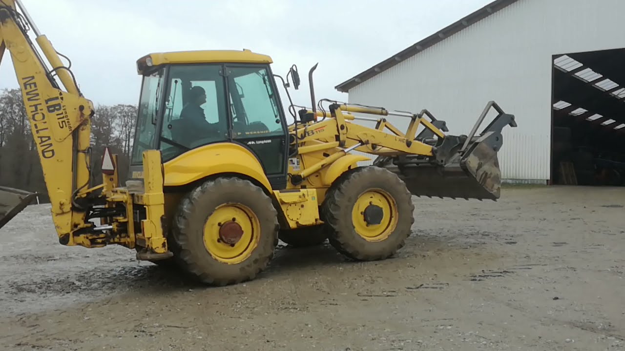 New Holland LB115 Rendegraver / Backhoe  2001 RETRADE-123Sold