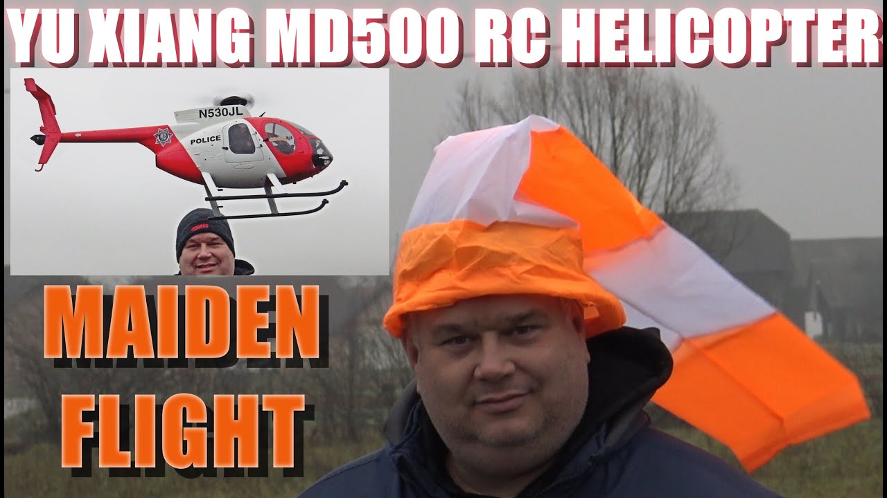 YU XIANG F119S MD500 MH-6 Little Bird Military GPS RC Helicopter Model RTF 1/16 Scale MAIDEN FLIGHT