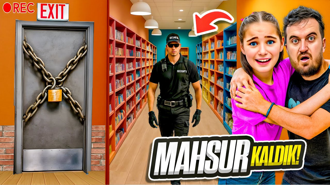 ELİF SİNEM KIRTASİYE MAĞAZASINDA MAHSUR KALDIK !!