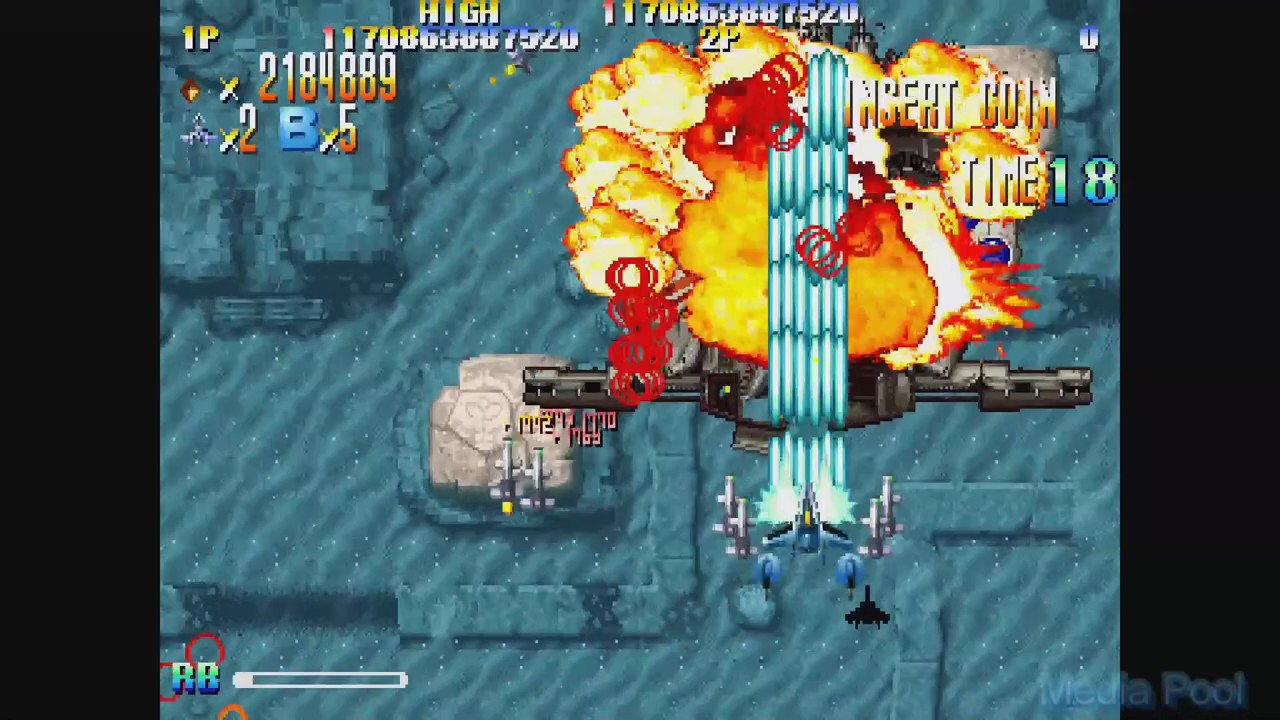 Giga Wing (Arcade) Playthrough longplay retro video game