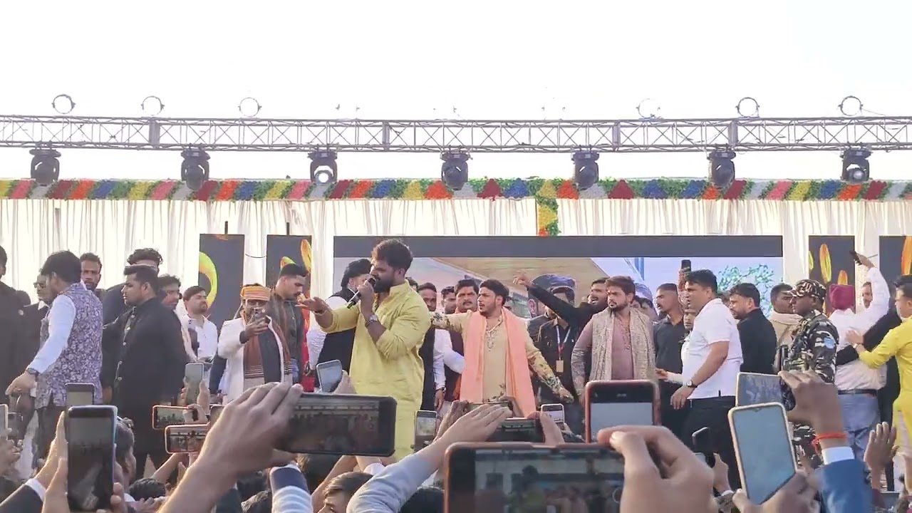 Ankush #Raja Bhai ke शादी में पहुंचे Khesari Lal Yadav #Stage Show Bhojpuri #Videos #Sasaram तेतरी  