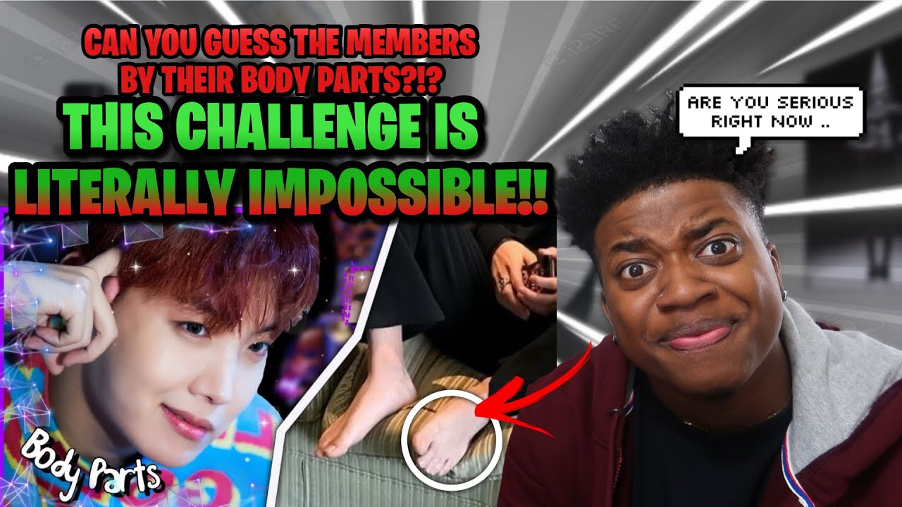 Can You Recognize BTS Members by Their Body Parts? | HARDEST CHALLENGE I'VE EVER DONE..