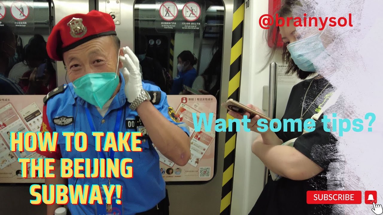 How to take and navigate the Beijing Subway or Metro, rent a bike plus important tips.
