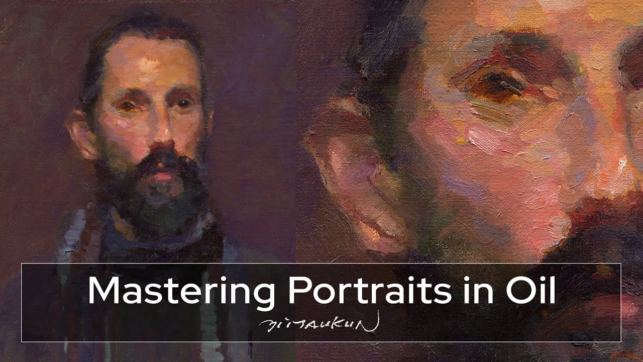 Mastering Portraits in Oil: Live Painting of a Portuguese Model