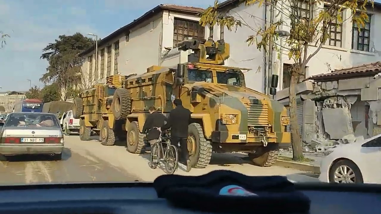Antakya Vali Göbeği Öğretmenevi Yolu 6 Şubat Depremi