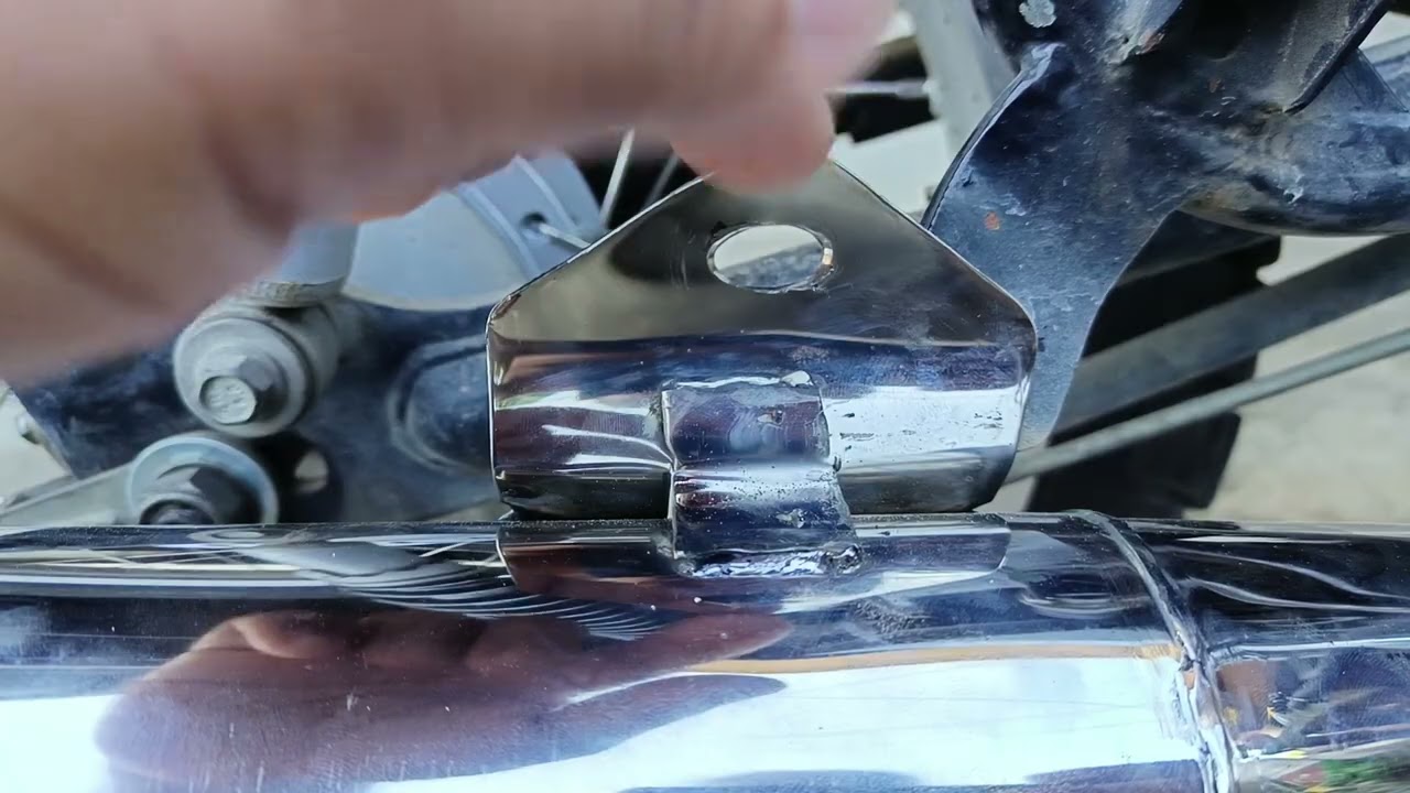 Yamaha YTX with Valdez Stainless Stock Muffler (short video)