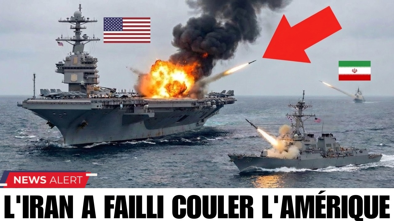 L'Iran tire des hypersoniques sur le USS Ford — les USA avaient 4 minutes pour éviter le DÉSASTRE