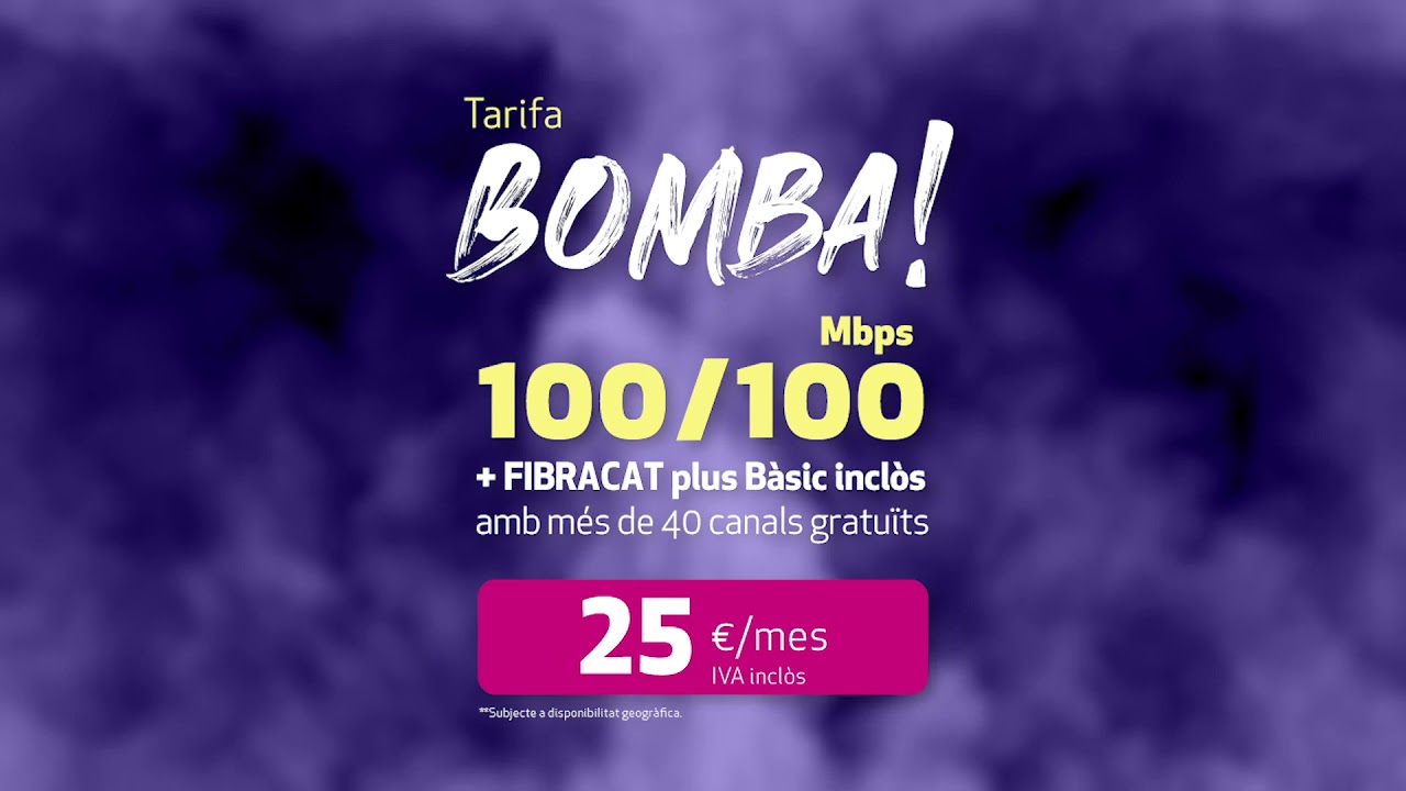 FIBRACAT - ESPOT TV 2021 FIBRA 100 Mbps (video obsolet)