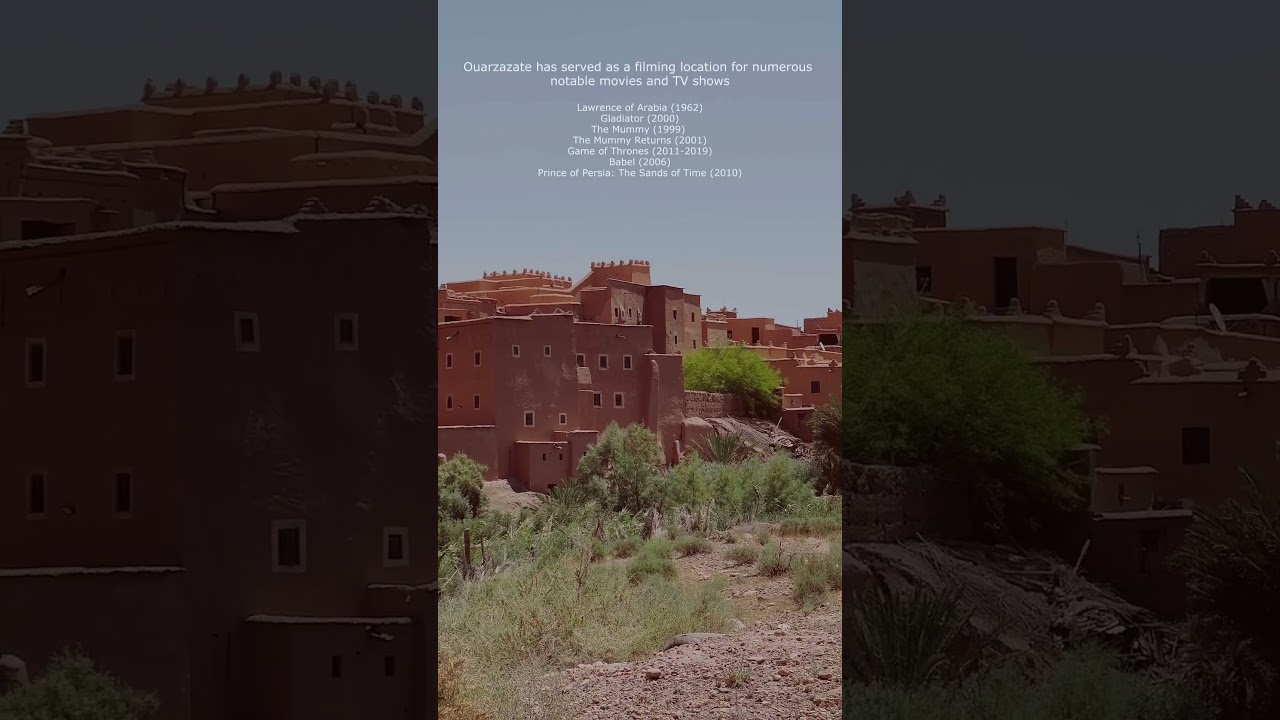 Ouarzazate, the gateway to the desert. Morocco. #travel #moroccotravelguide #tourist #architecture