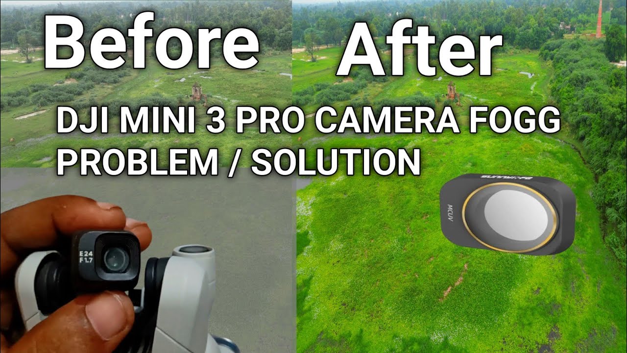 Dji Mini 3 Pro Camera Fogg Solution || Foggy Camera || Drone Foggi camera Problem