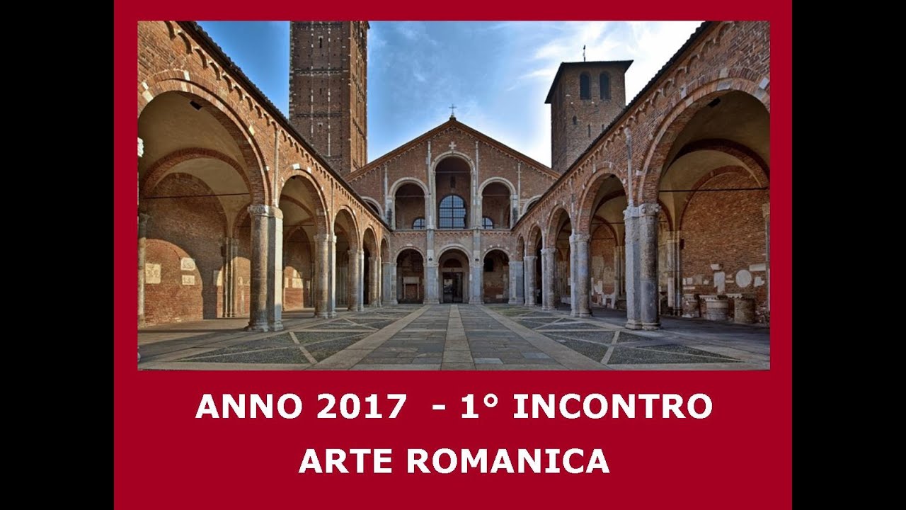 Note d'arte Prof. Riccardo Panigada Anno 2017 1° incontro Il Medioevo Arte Romanica