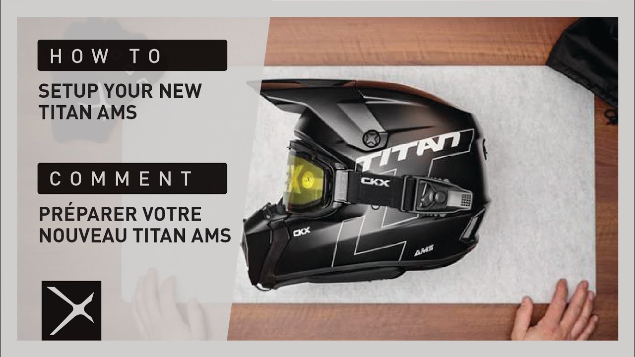 How to Setup your Titan AMS Helmet | Titan AMS Unboxing