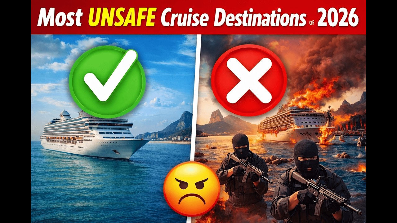 10 Most UNSAFE Cruise Destinations in 2026 (Tourists Are Being Warned!) 🚢⚠️