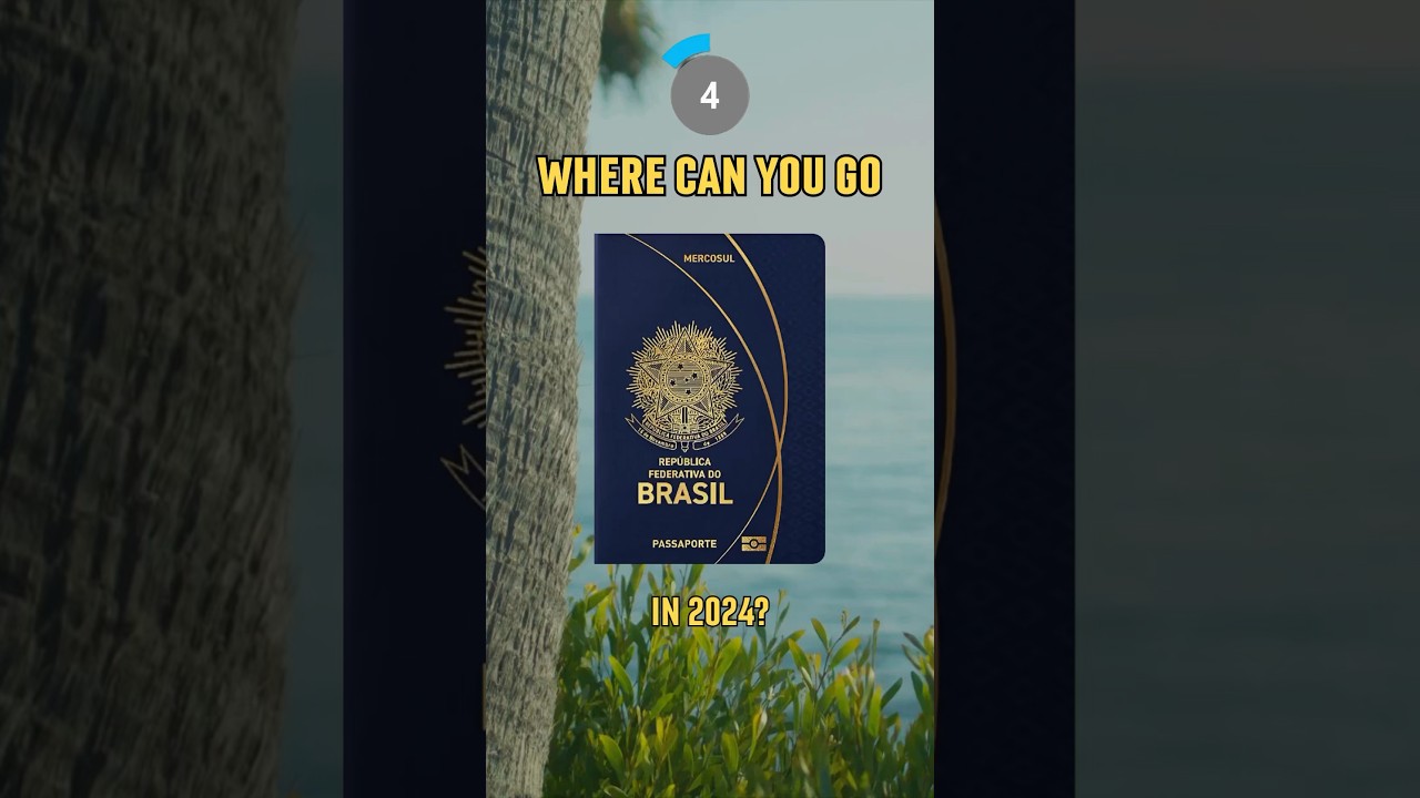 🇧🇷BRAZILIAN PASSPORT IN 2024🌎 #travel #brazil #latinoamerica #map