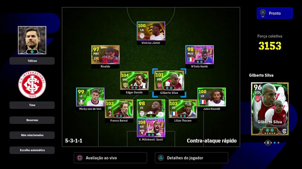 Efootball ao vivo