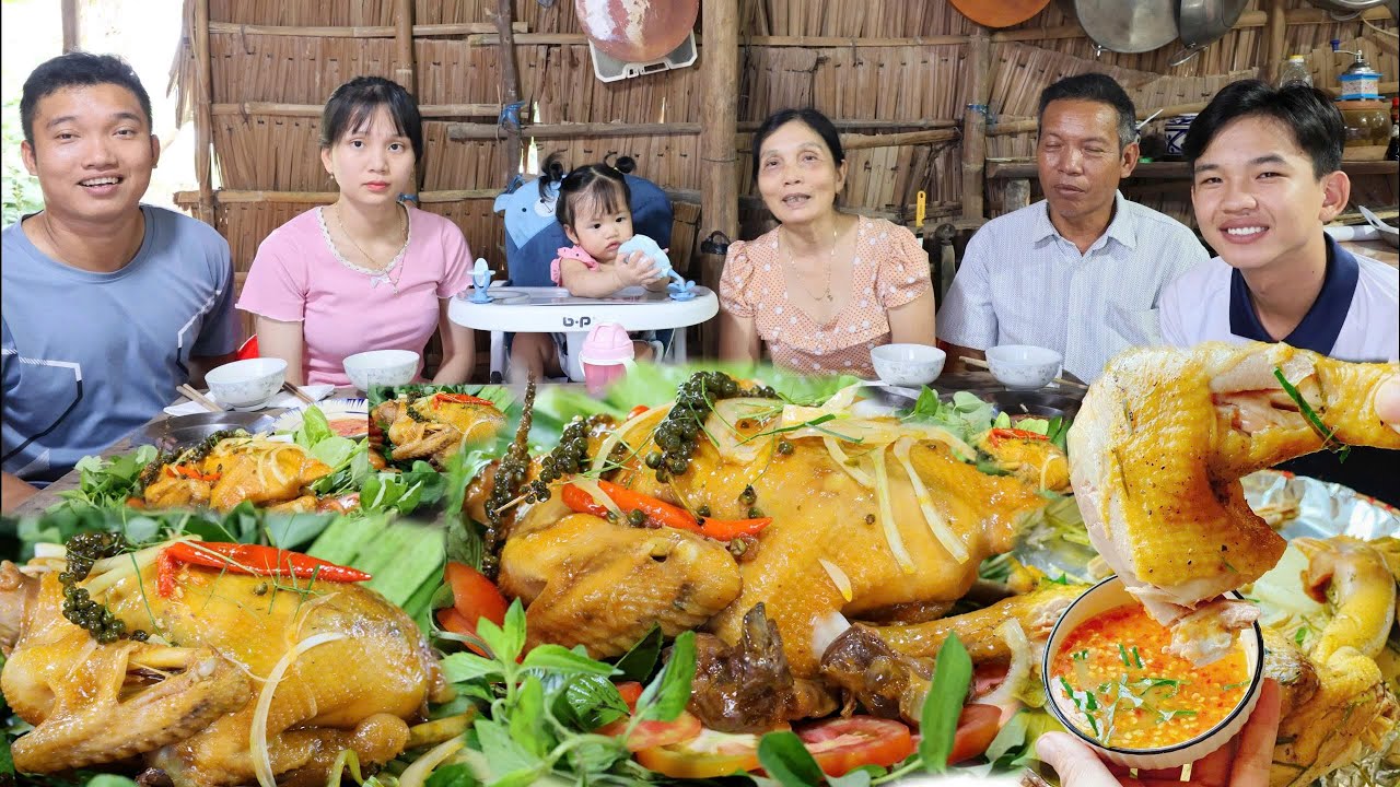 Gà Hấp Mắm Nhĩ Kiểu Này Gà Vàng Ươm Chín Điều Thơm Ngon Rất Ngọt - KBMQ