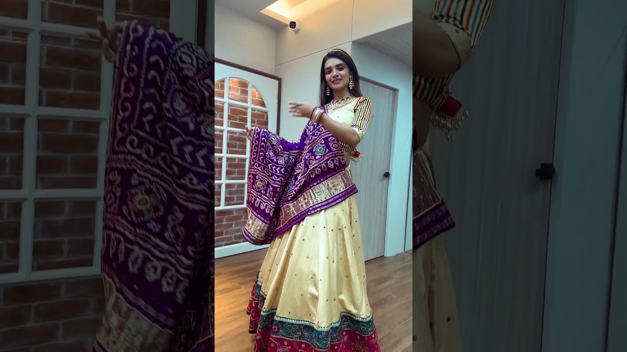 Chaniya Choli Elegance: Unveiling Opulence in Champagne & Purple!