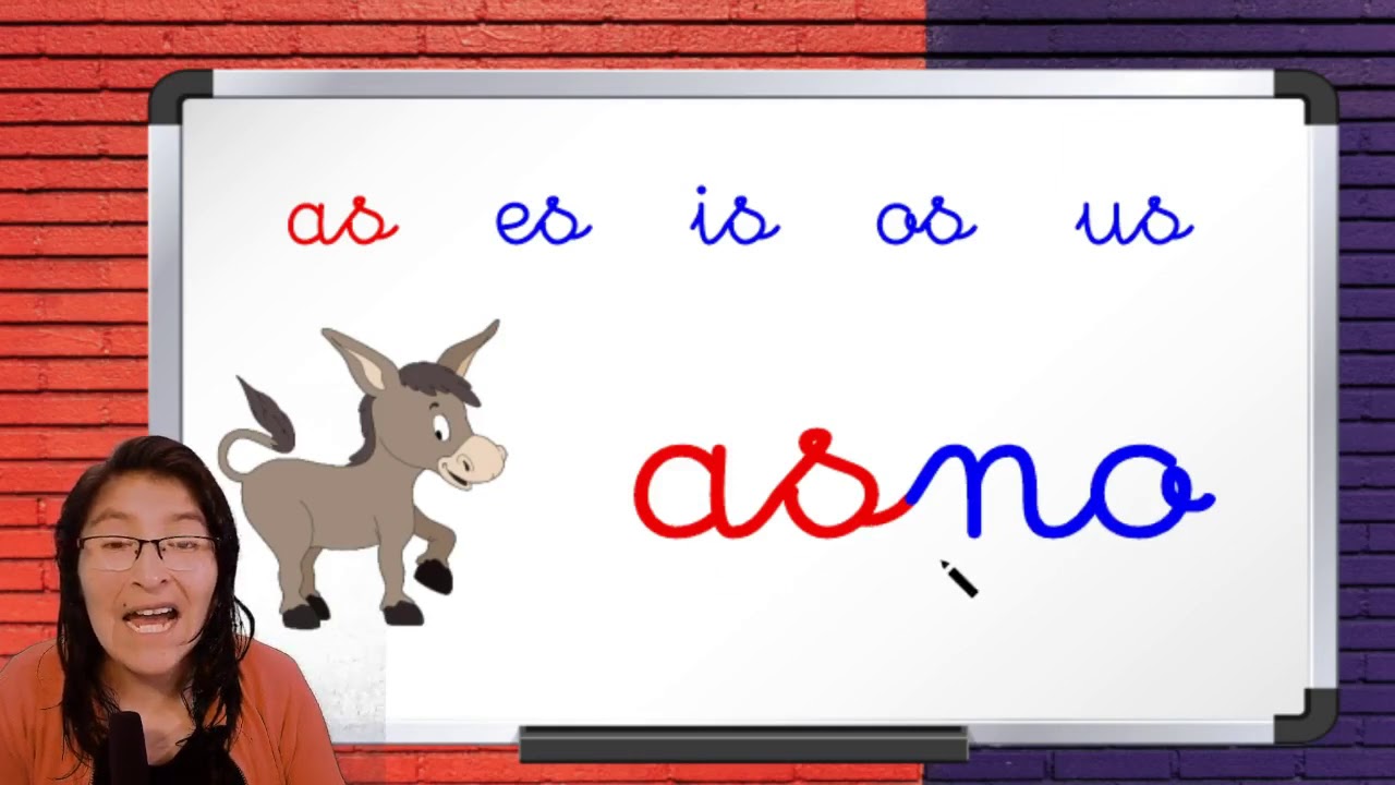 Aprendiendo la sílaba inversa AS ES IS OS US