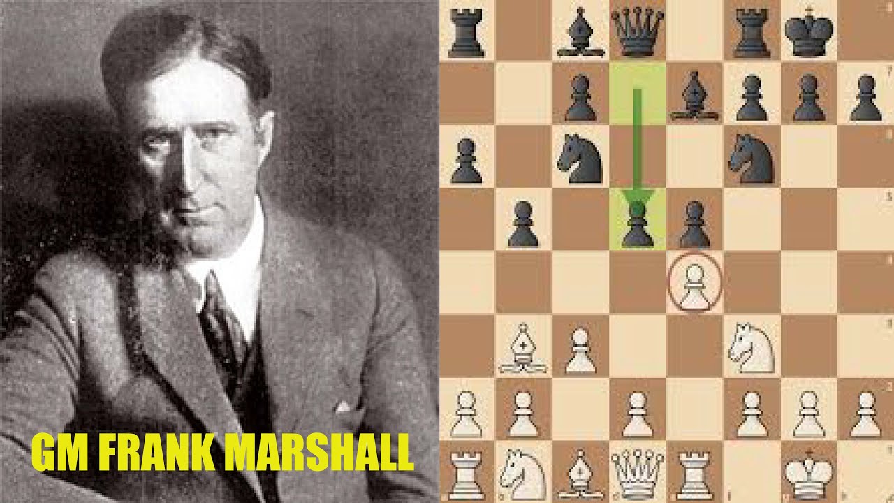Master Marshall attack | in gambit style & crush | Ruy Lopez | 2025, Frank Marshal