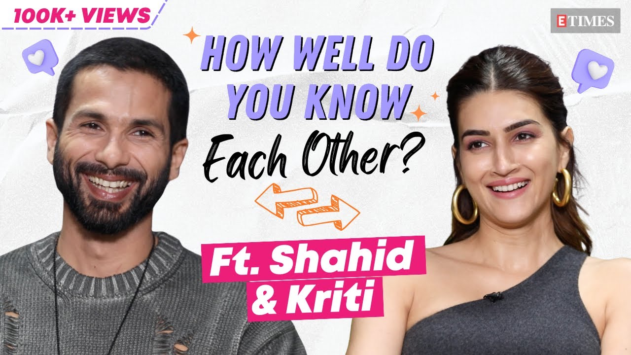 Shahid Kapoor V/S Kriti Sanon: How Well Do You Know Each Other? | Teri Baaton Mein Aisa Uljha Jiya