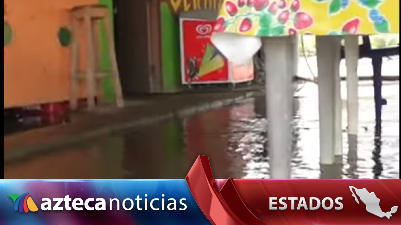 Sufren los comercios en Acapulco por el mar de fondo