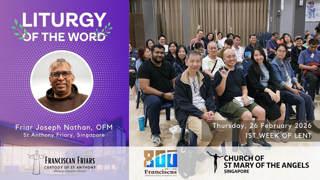 Литургия Слова — Вверьте себя милости Божьей — Брат Иосиф Натан — 26 февраля 2026 г.