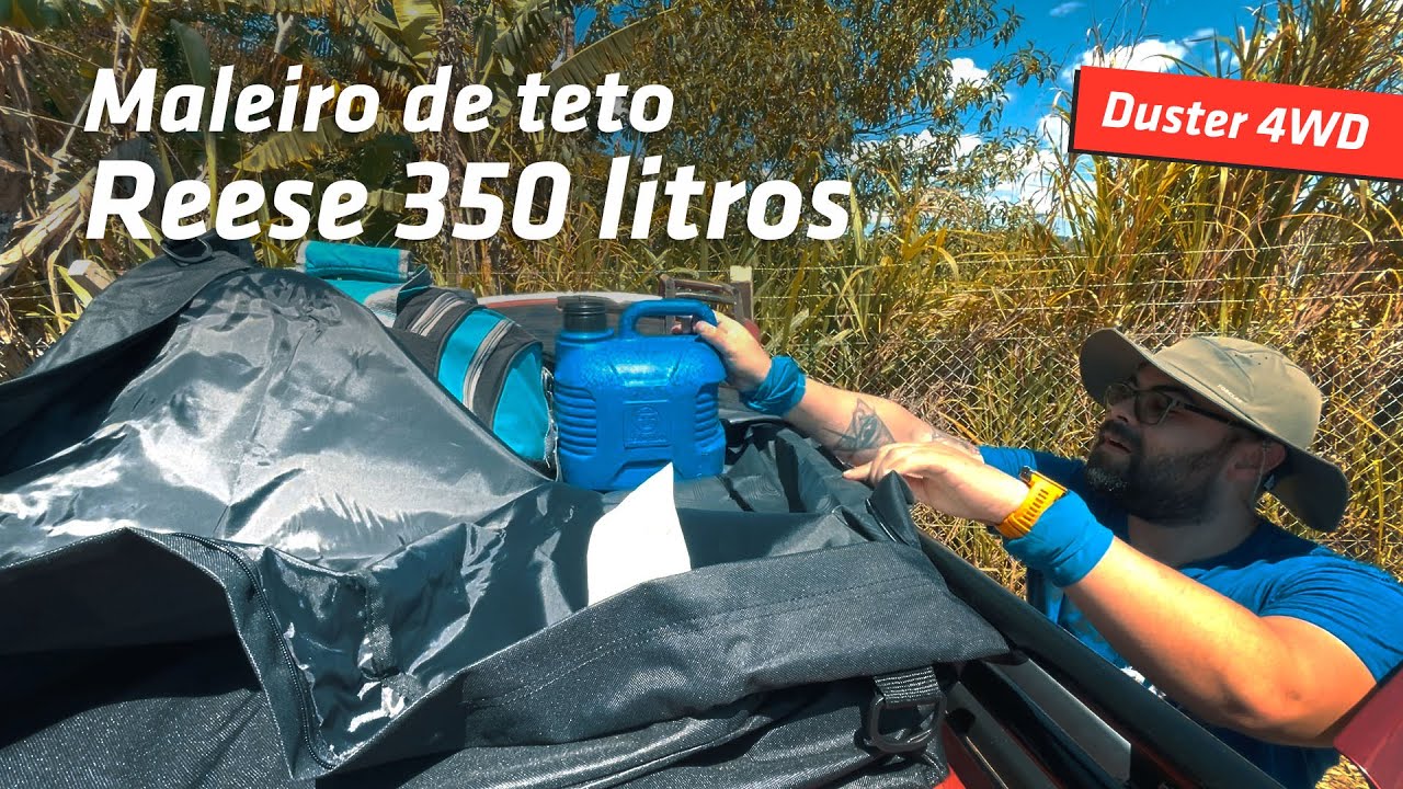 Maleiro de teto de lona REESE 350 litros - Duster 4x4!