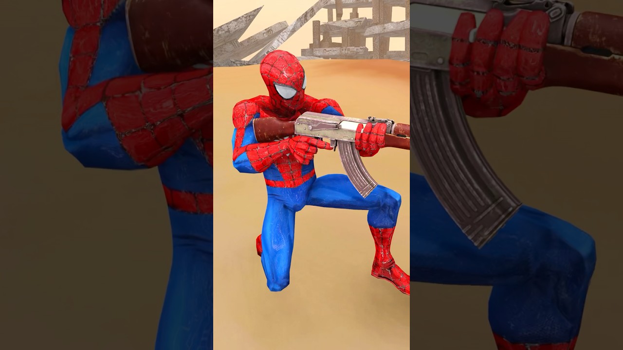 Spider-man saves his wife from the bad guys | Marvel Toys #gta #spiderman #funnyvideo #homemaranha