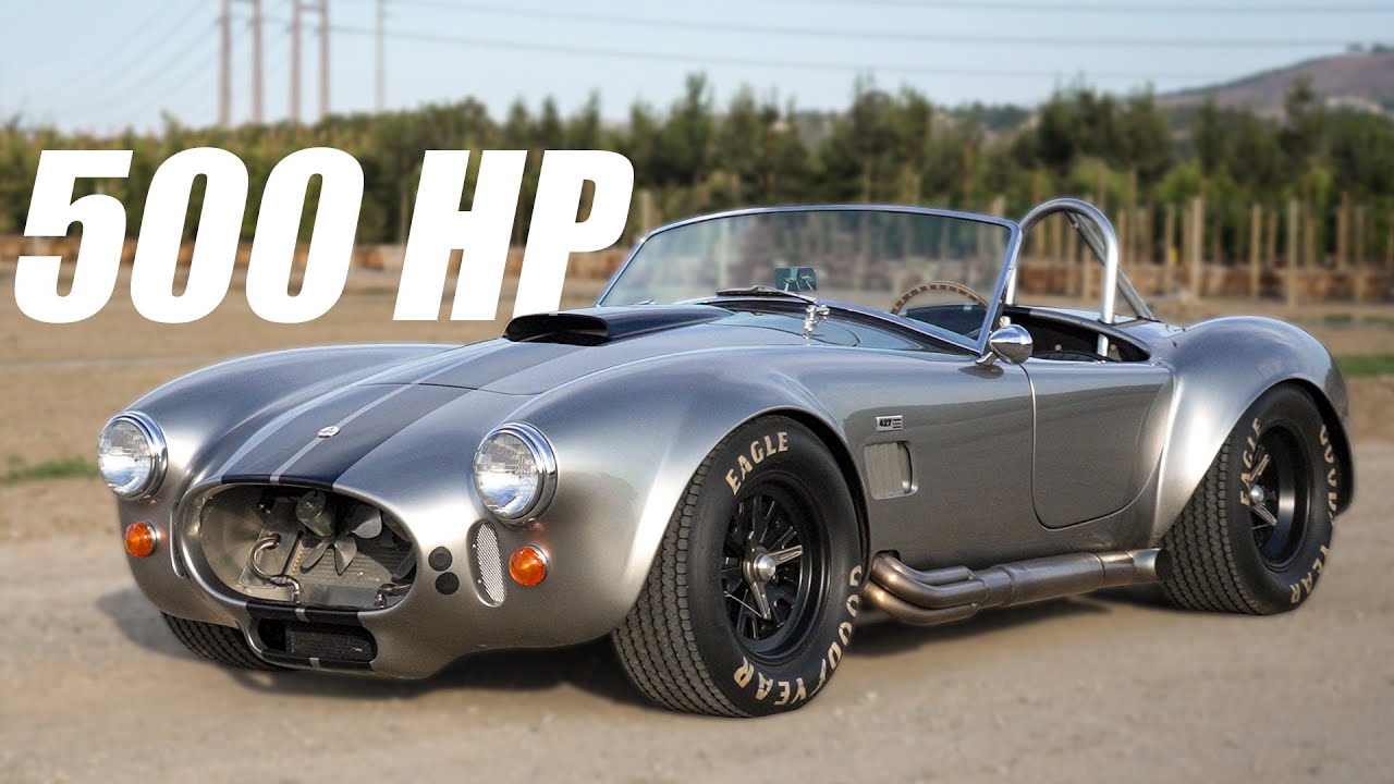 500 лошадиных сил Shelby Cobra 1965 года!