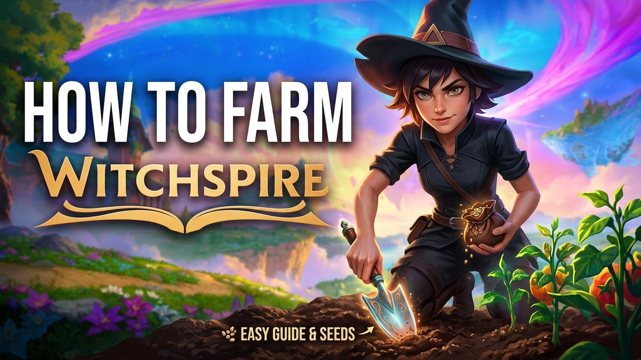 How to FARM in Witchspire (Step by Step)