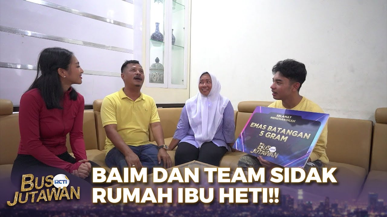 SIDAK RUMAH!! Team Baim Main Kerumah Ibu Heti | BUS JUTAWAN | EPS 79 (4/4)