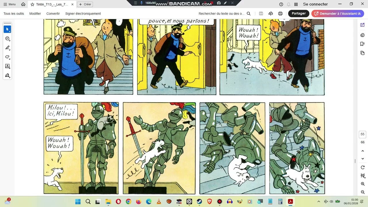 Tintin Les 7 boules de cristal 05