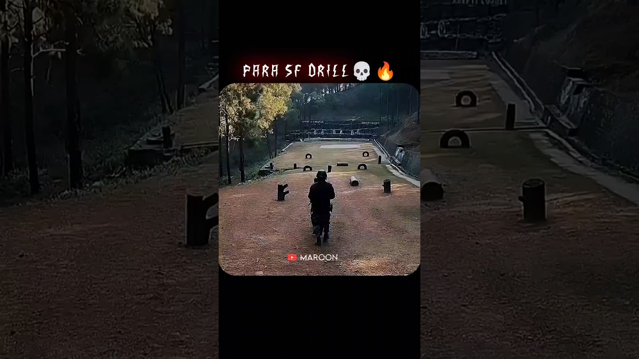PARA SF DRILL 🔱🔥 #army #parasf #military #specialforces #indianarmy #commando #shorts