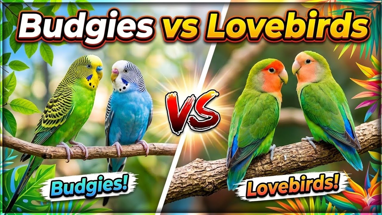 Budgies vs Lovebirds as Pets | Bird vs Bird with Expert | Fazal's Exotics