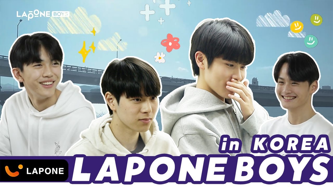 LAPONE BOYS in KOREA｜韓国で髪を切る｜スーパーへ行ってみた｜みんなで自炊に挑戦